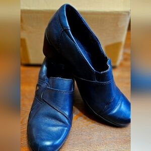 Clarks Navy Blue Women's Shoes